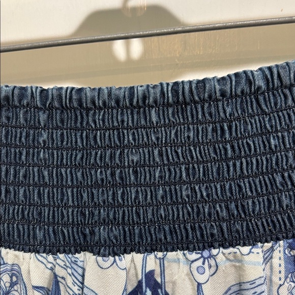 Scully Scarf Print midi wrap skirt medium - Picture 4 of 8